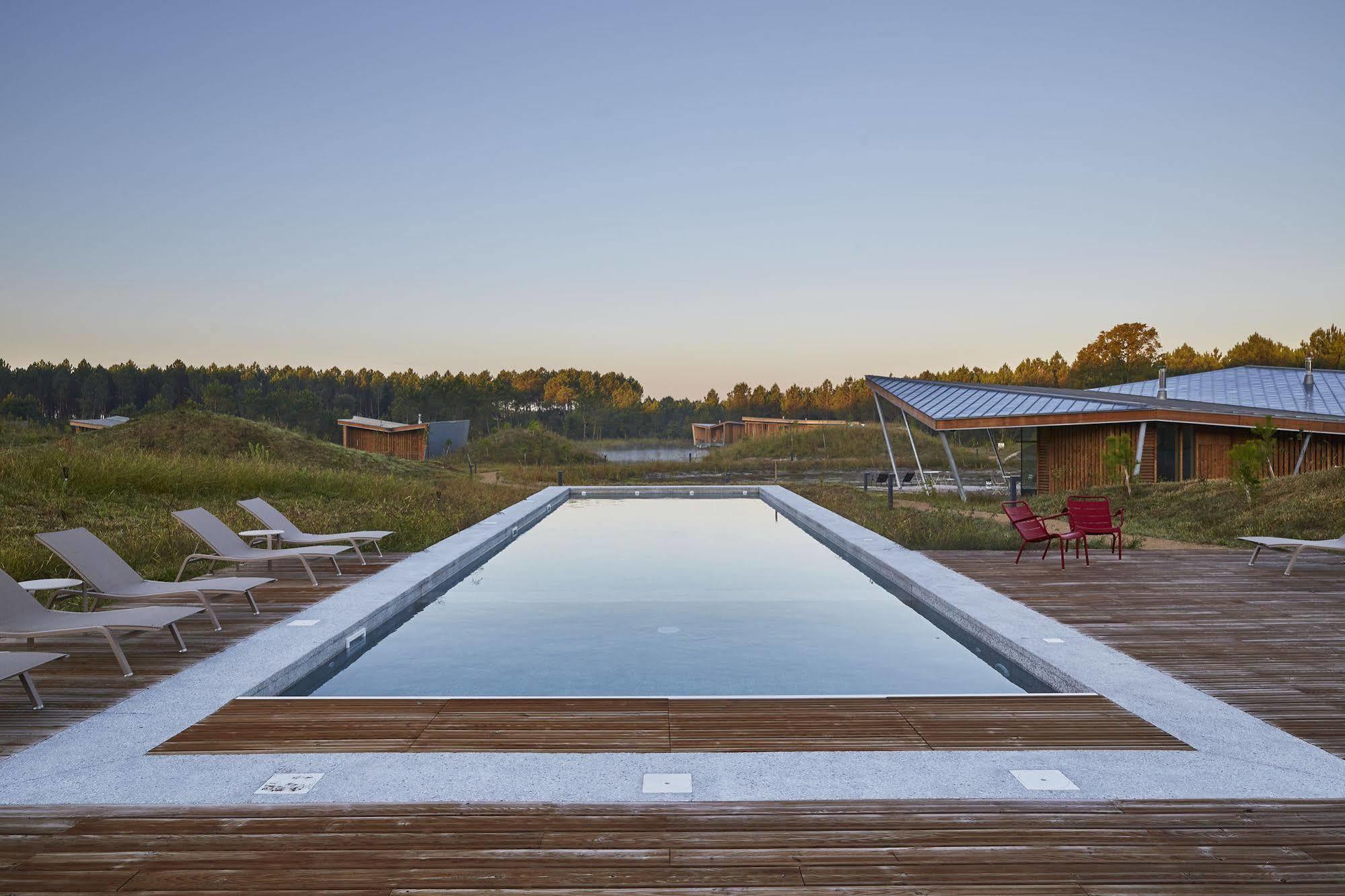 Les Echasses Golf & Surf Eco Lodge Saubion Kültér fotó
